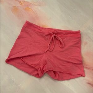 SKIMS Pink Drawstring Shorts